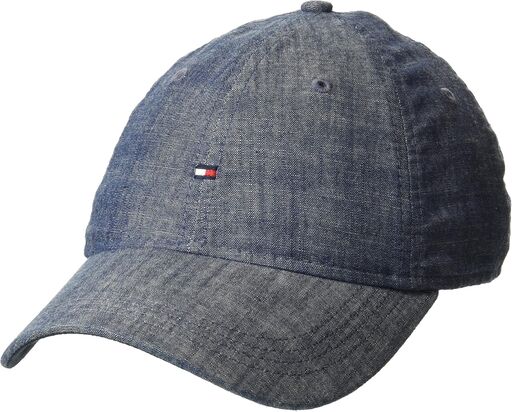 Tommy Hilfiger Men's Cotton Mini Flag Adjustable Baseball Cap