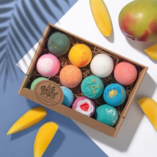 LifeAround2Angels Bath Bombs Gift Set 12 Pack