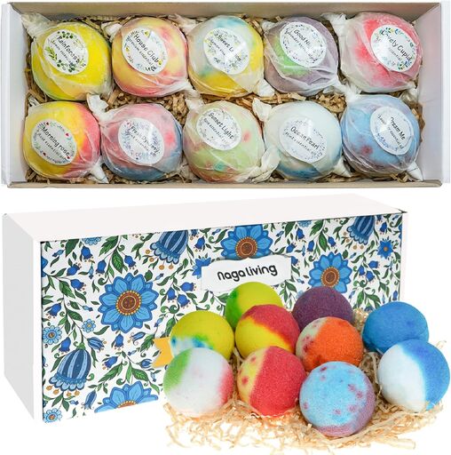 Nagaliving Organic Bath Bombs Gift Set