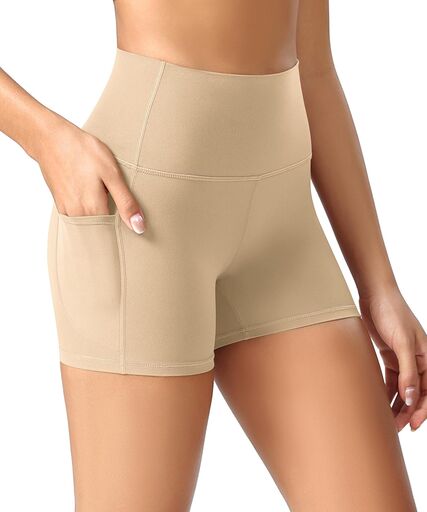 ODODOS Women's High Waist Biker Shorts