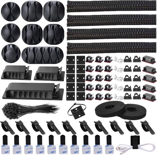 N NOROCME 192 PCS Cable Management Kit