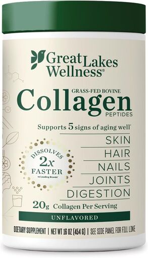 Great Lakes Wellness Collagen Peptides Powder