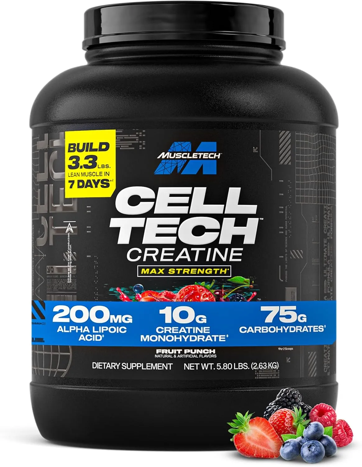 MuscleTech Cell-Tech Creatine Monohydrate Powder