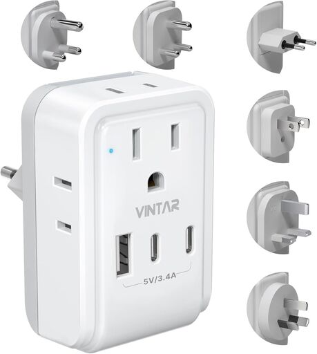 VINTAR Universal Travel Adapter Kit